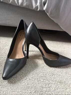 Call It Spring Black Pointed Toe High Heel Pumps